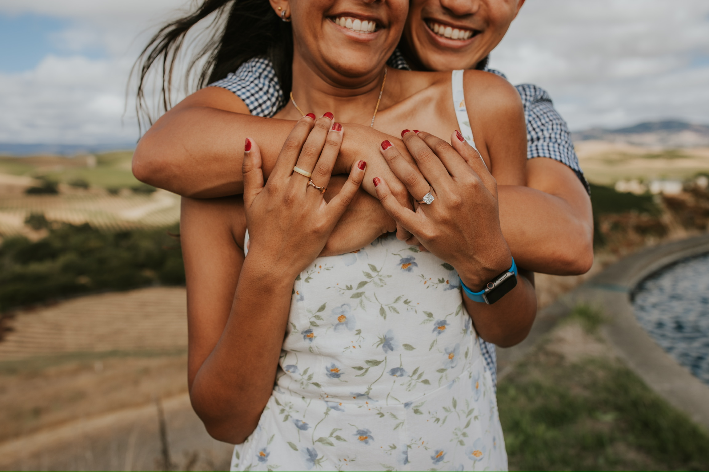 Closeup of wedding ring