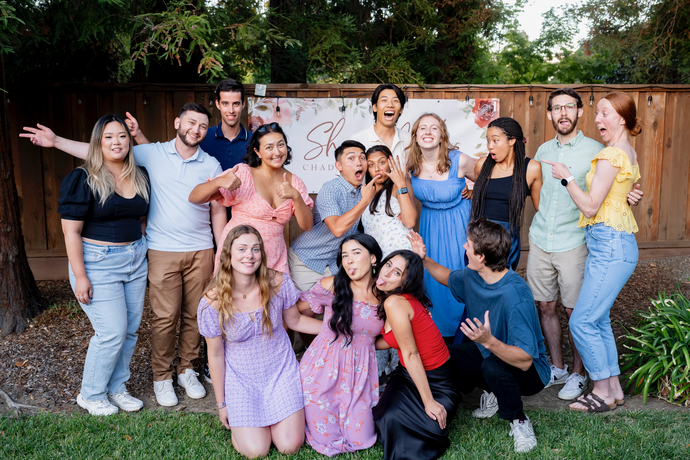 Silly picture with friends